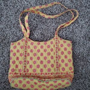 3for$25 Vera Bradley inspired ten bears yellow pink magenta pocketbook purse